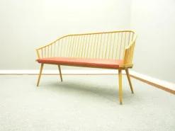 Pamono Mid-Century Beech Bench, 1950s