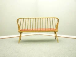 Pamono Mid-Century Beech Bench, 1950s