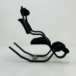 Discount Pamono Mid-Century Black Fabric Gravity Rocking Lounge Chair by Peter Opsvik for Stokke, 1980s