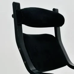 Discount Pamono Mid-Century Black Fabric Gravity Rocking Lounge Chair by Peter Opsvik for Stokke, 1980s