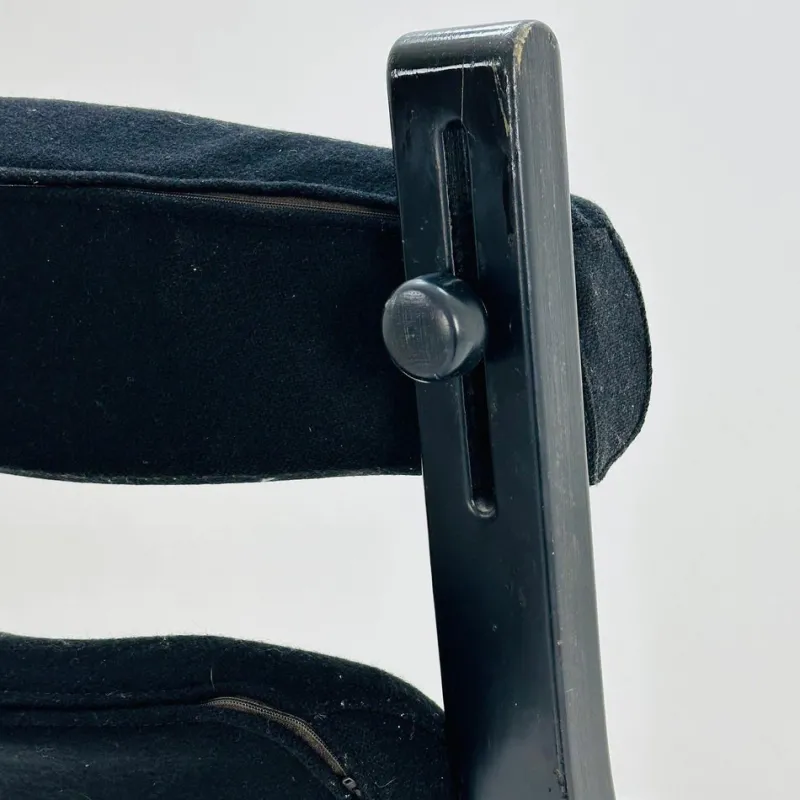 Discount Pamono Mid-Century Black Fabric Gravity Rocking Lounge Chair by Peter Opsvik for Stokke, 1980s