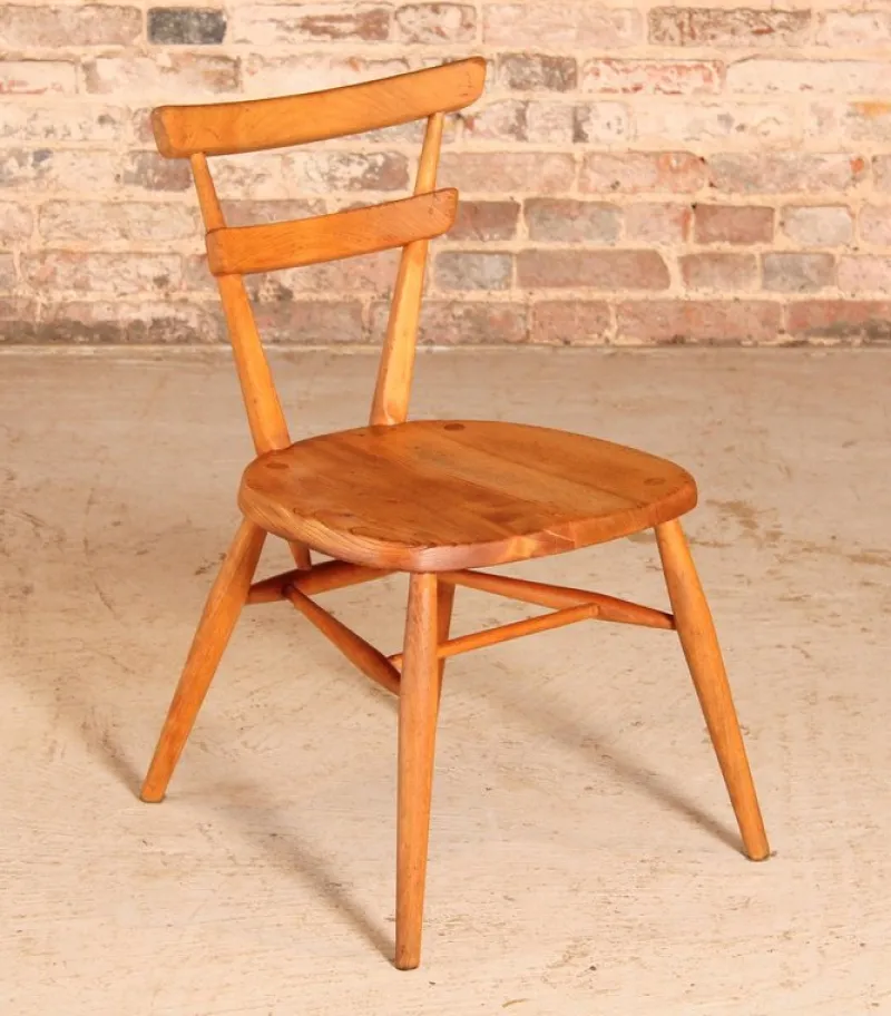 Sale Pamono Mid-Century Blue Dot Children's Chair from Ercol, 1960s