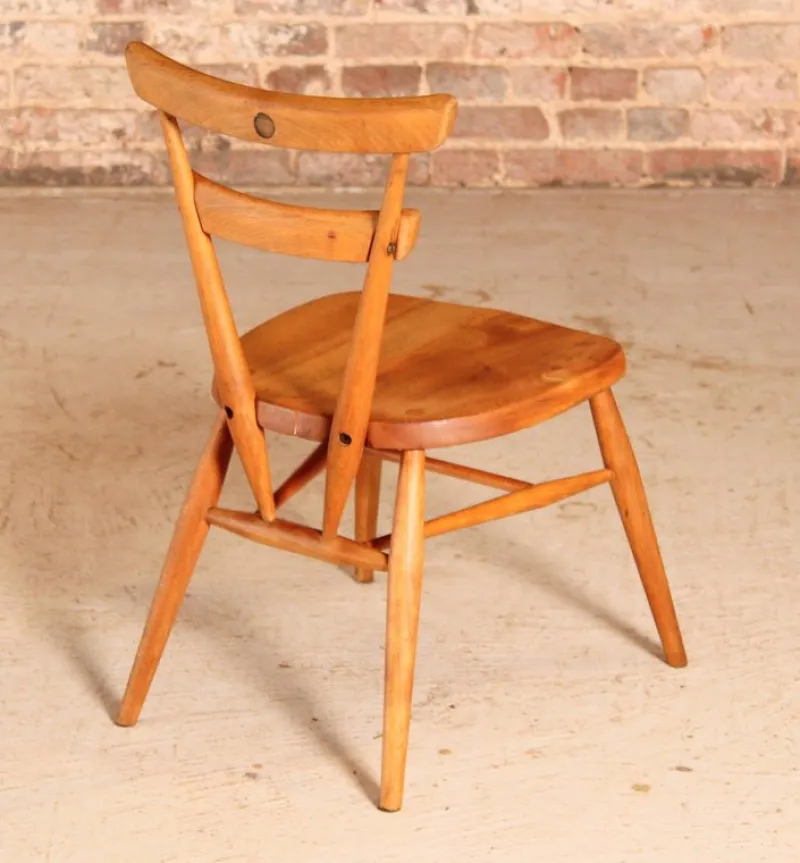 Sale Pamono Mid-Century Blue Dot Children's Chair from Ercol, 1960s