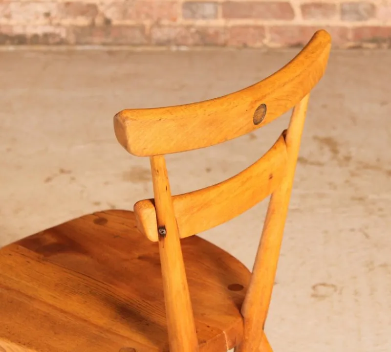 Sale Pamono Mid-Century Blue Dot Children's Chair from Ercol, 1960s