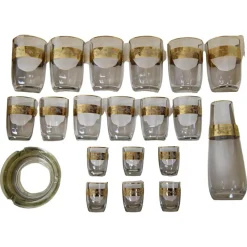 Pamono Mid-Century Bohemia Glasses, 1950s, Set of 20> Glassware