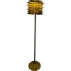 Pamono Mid-Century Brass Floor Lamp attributed to Kari Ruokonen for Lynx, Finland, 1950s> Floor Lamps