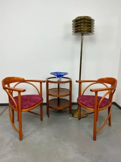 Pamono Mid-Century Brass Floor Lamp attributed to Kari Ruokonen for Lynx, Finland, 1950s><noscript><img width=