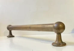 Pamono Mid-Century Brass Towel Rack, 1950s> Architectural Elements