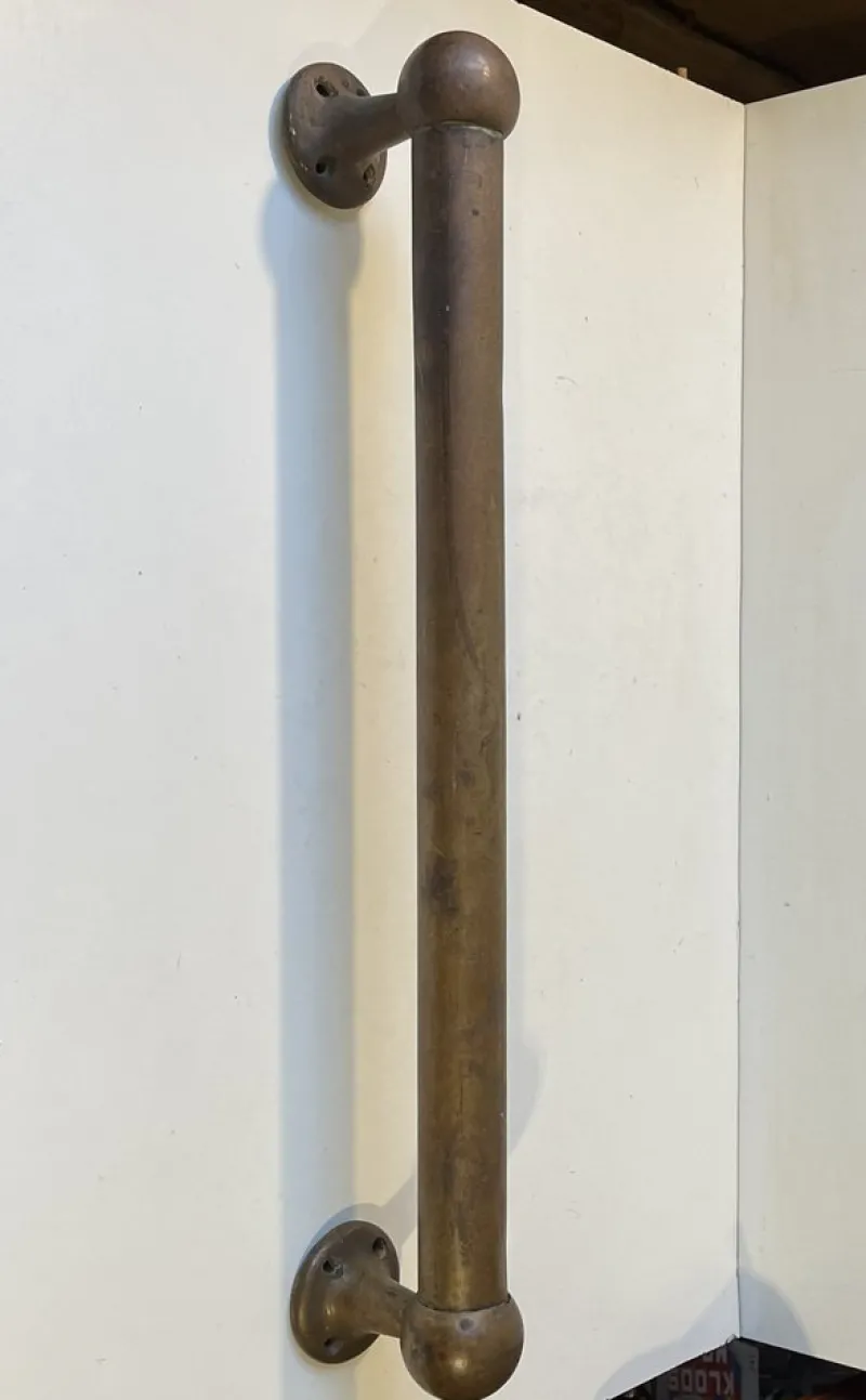 Pamono Mid-Century Brass Towel Rack, 1950s> Architectural Elements