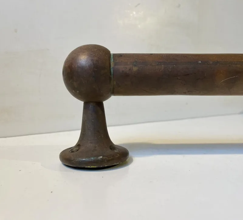 Pamono Mid-Century Brass Towel Rack, 1950s> Architectural Elements