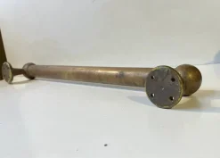 Pamono Mid-Century Brass Towel Rack, 1950s><noscript><img width=