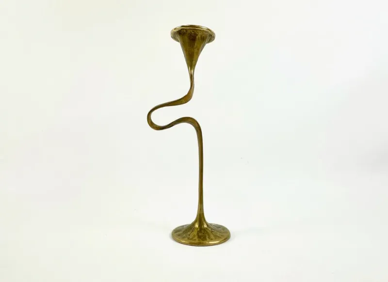 Pamono Mid-Century Bronze Amadeus Series Candleholder attributed to Kurt Jesch for Fratelli Tonini, 1950s> Candleholders