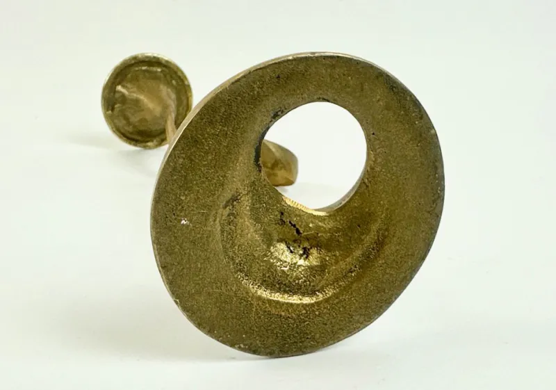 Pamono Mid-Century Bronze Amadeus Series Candleholder attributed to Kurt Jesch for Fratelli Tonini, 1950s> Candleholders