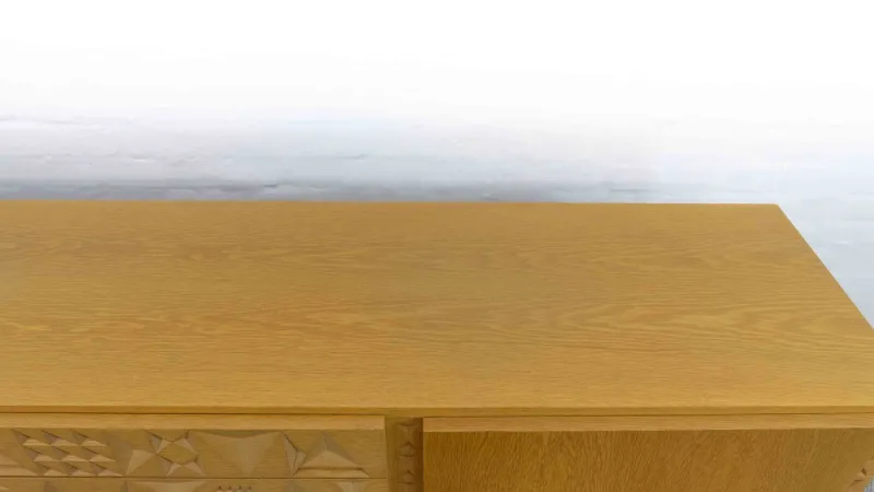 Pamono Mid-Century Brutalist Sideboard in Oak, 1970s> Sideboards & Buffets