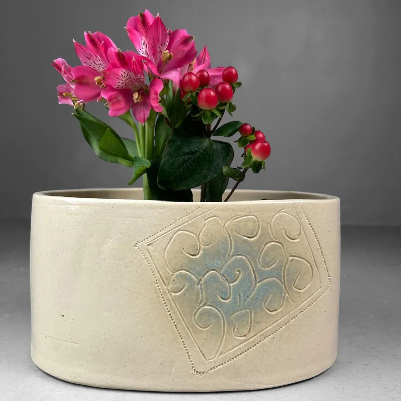 Pamono Mid-Century Ceramic Ikebana Flower Holder, 1950s> Vases