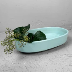 Pamono Mid-Century Ceramic Ikebana Flower Bowl, Japan, 1960s><noscript><img width=