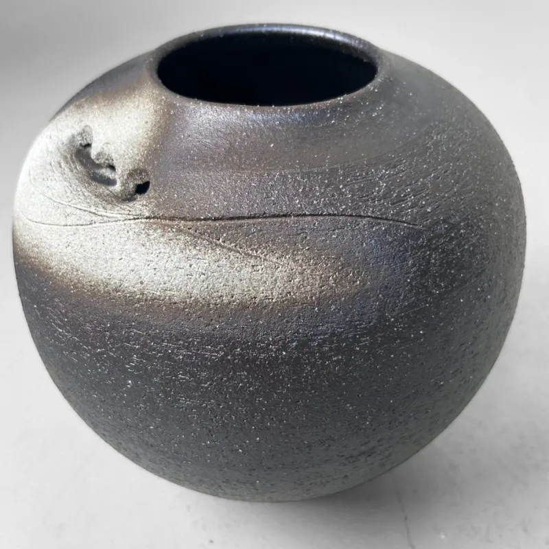Pamono Mid-Century Ceramic Shigaraki Ikebana Vase, 1970s> Vases