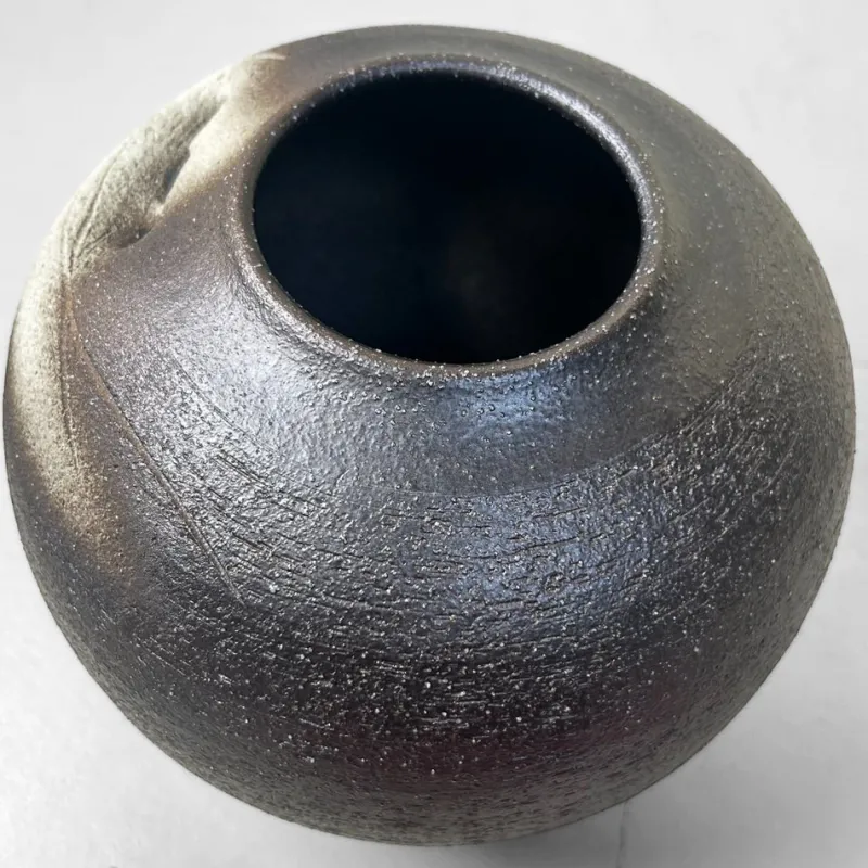 Pamono Mid-Century Ceramic Shigaraki Ikebana Vase, 1970s> Vases