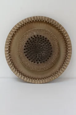 Discount Pamono Mid-Century Ceramic Sun Wall Light from Løvemose, Denmark, 1970s