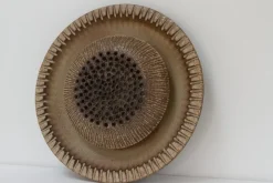 Discount Pamono Mid-Century Ceramic Sun Wall Light from Løvemose, Denmark, 1970s