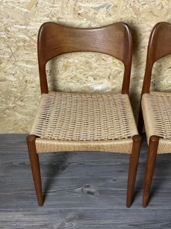 Best Pamono Mid-Century Chairs in Teak by Niels O Möller for J L Møllers, 1960s, Set of 6