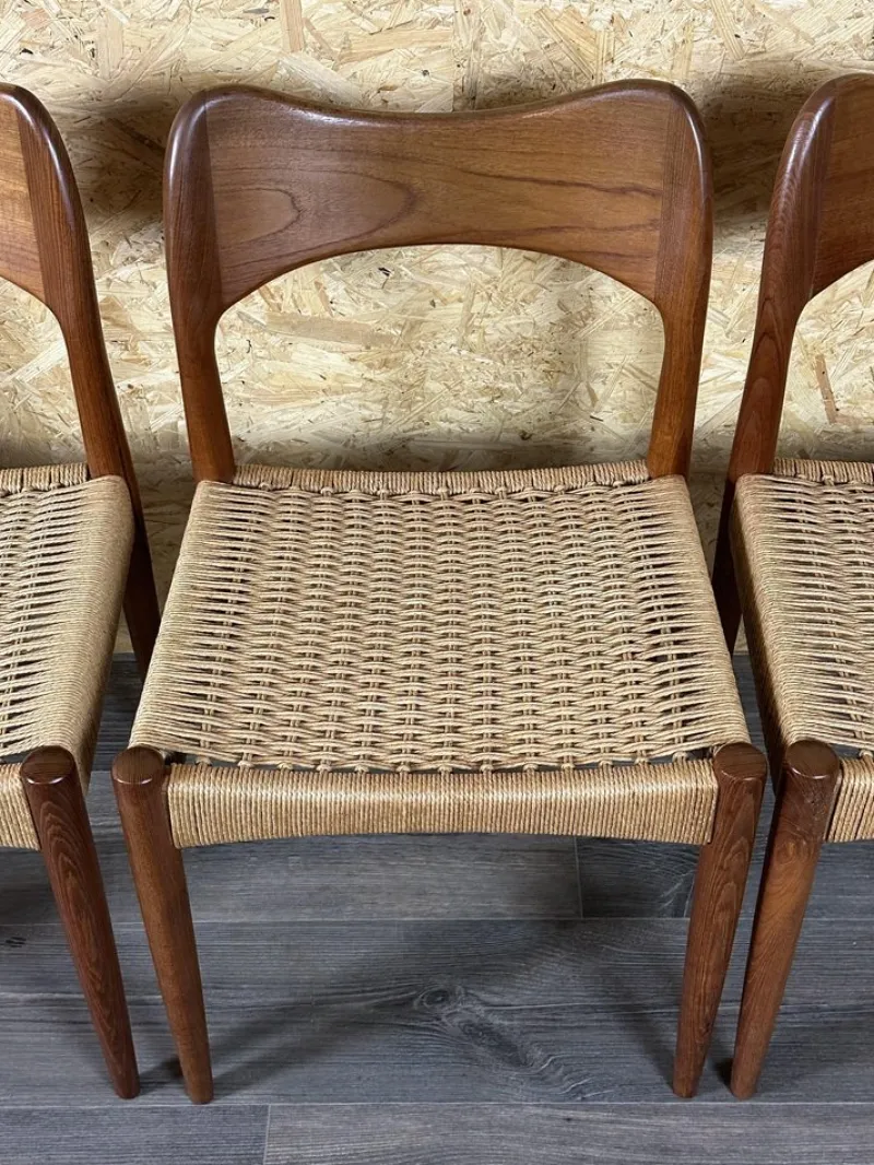 Best Pamono Mid-Century Chairs in Teak by Niels O Möller for J L Møllers, 1960s, Set of 6