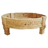Online Pamono Mid-Century Chakki Grinder Wooden Table