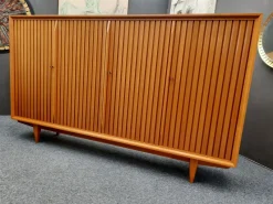 Best Pamono Mid-Century Cherrywood Highboard by Leo Bub, 1950s