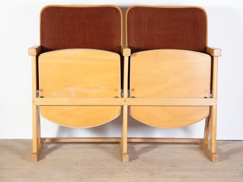 Clearance Pamono Mid-Century Cinema Bench from Ton, 1970s