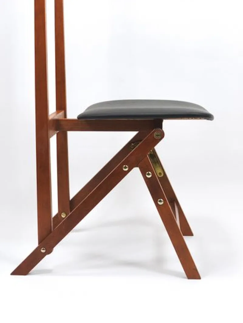 Pamono Mid-Century Clothing Valet Chair by Fratelli Reguitti, Italy, 1950s> Racks, Hooks & Valets
