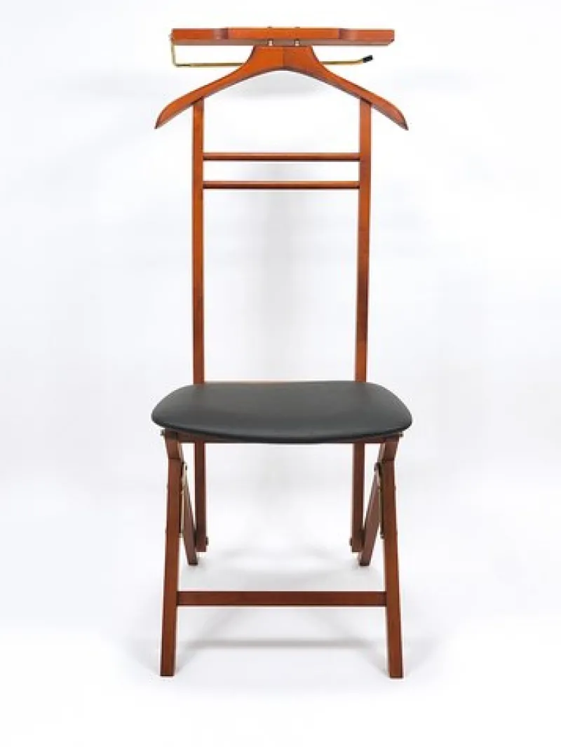 Pamono Mid-Century Clothing Valet Chair by Fratelli Reguitti, Italy, 1950s> Racks, Hooks & Valets