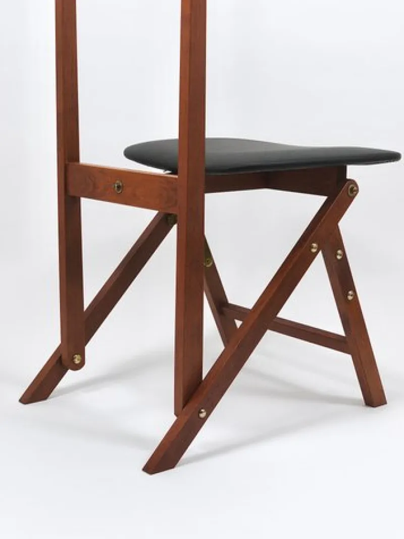 Pamono Mid-Century Clothing Valet Chair by Fratelli Reguitti, Italy, 1950s> Racks, Hooks & Valets