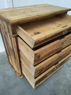 Pamono Mid-Century Commode with Turned Legs><noscript><img width=