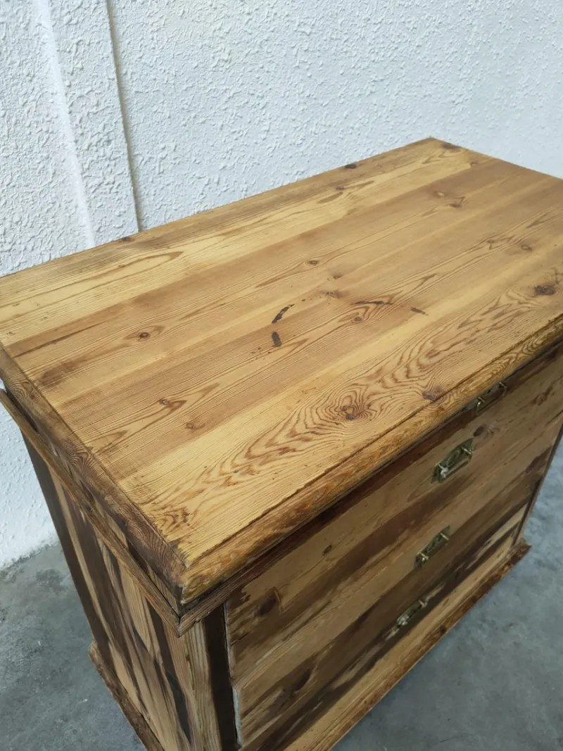 Pamono Mid-Century Commode with Turned Legs> Dressers, Commodes & Chests