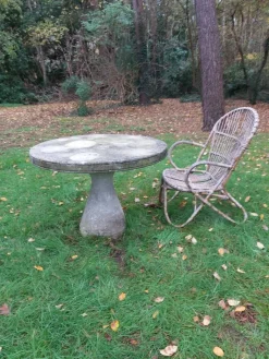 Pamono Mid-Century Concrete Garden Table in the Style of Mangiarotti & Up & Up><noscript><img width=