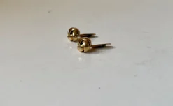 Pamono Mid-Century Cufflinks in Knotted 14 Carat Yellow Gold, 1960s, Set of 2> Cufflinks