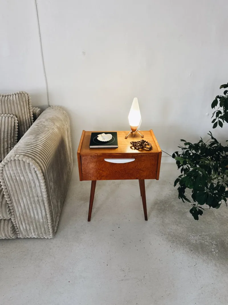 Pamono Mid-Century Czech Nightstands, 1960s, Set of 2> Nightstands
