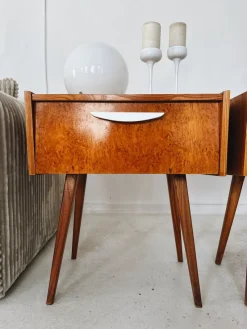 Pamono Mid-Century Czech Nightstands, 1960s, Set of 2><noscript><img width=