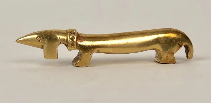 Hot Pamono Mid-Century Dachshund Bottle Opener from Walter Bosse, 1955