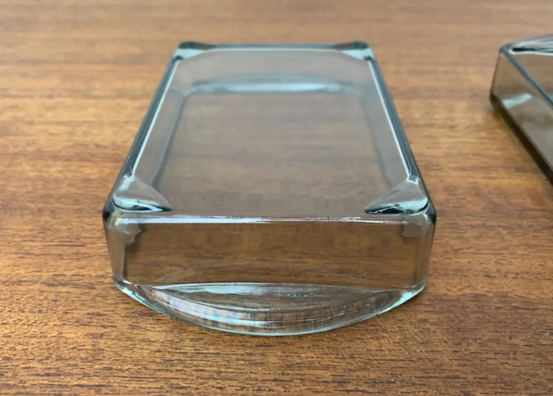 Online Pamono Mid-Century Danish Cabaret Glass Trays from Holmegaard, 1960s, Set of 3