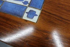 Outlet Pamono Mid-Century Danish Coffee Table with Ceramic Tile Inlay from Haslev Mobelsnedkeri, 1960s
