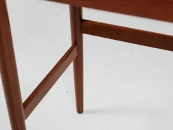 Best Pamono Mid-Century Danish Dressing Table in Teak with Ottoman from Dyrlund, 1960s, Set of 2