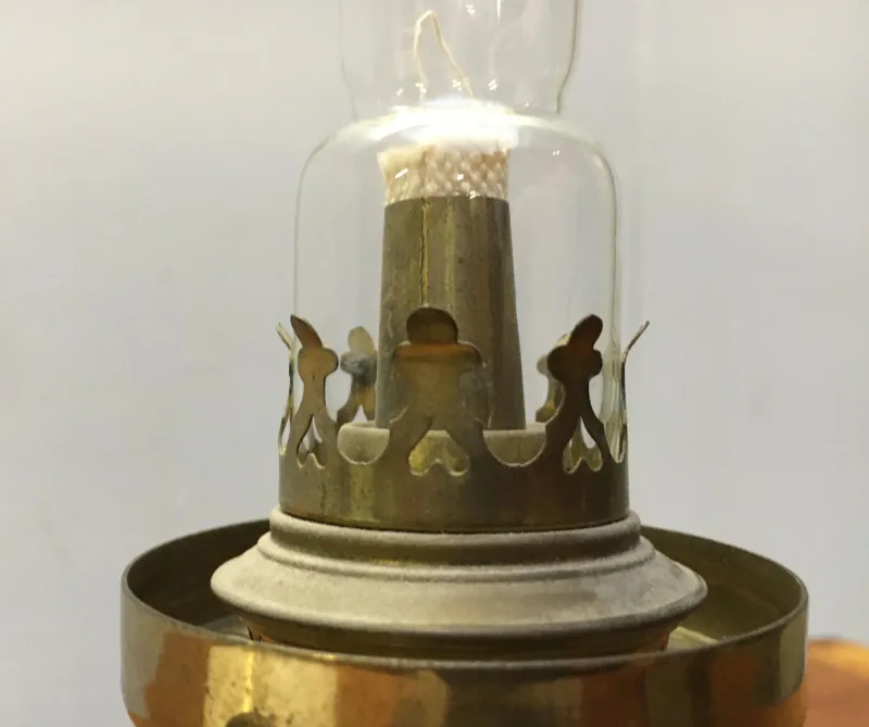 Pamono Mid-Century Danish Model Petronella Oil Table Lamp by Henning Koppel for Louis Poulsen, 1960s> Candleholders