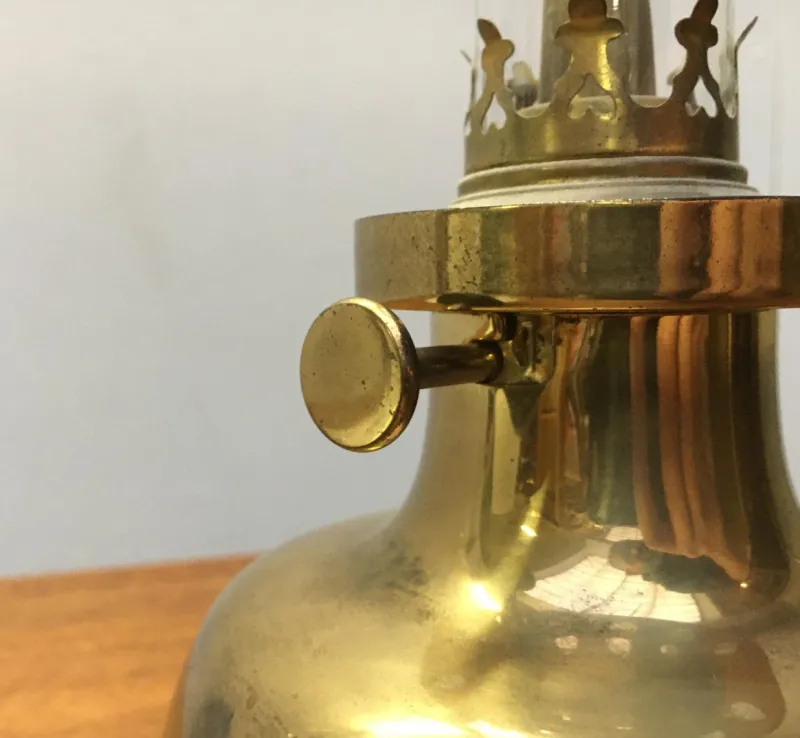 Pamono Mid-Century Danish Model Petronella Oil Table Lamp by Henning Koppel for Louis Poulsen, 1960s> Candleholders