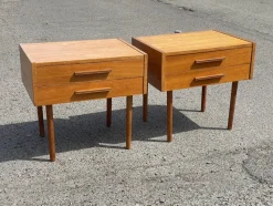 Pamono Mid-Century Danish Modern Nightstands, 1969, Set of 2><noscript><img width=