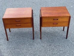 Hot Pamono Mid-Century Danish Nightstands from Ølholm Møbler, 1964, Set of 2