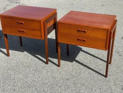 Hot Pamono Mid-Century Danish Nightstands from Ølholm Møbler, 1964, Set of 2