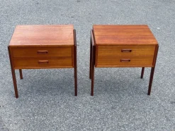 Hot Pamono Mid-Century Danish Nightstands from Ølholm Møbler, 1964, Set of 2