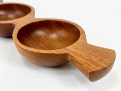 Outlet Pamono Mid-Century Danish Partitioned Teak Snack Bowl, 1970s