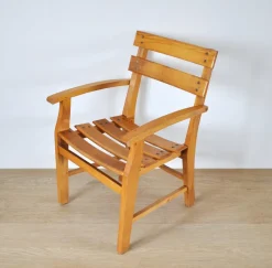 Discount Pamono Mid-Century Danish Patinated Childrens Chair in Beech, 1950s